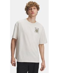 Under Armour - Hoops Courtside Heavyweight Oversized Short Sleeve Summit - Lyst
