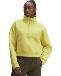 Under Armour - Ua Icon Fleece Oversized 1⁄2 Zip - Lyst