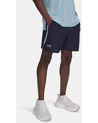 Under Armour - Launch Shorts Für Herren (18 Cm) Midnight Blaue Marine Stream Reflektierend - Lyst