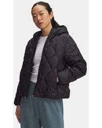 Under Armour - Damesjack Legend Down Zwart Castlerock - Lyst