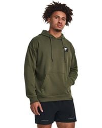 Under Armour - Project Rock Heavyweight Terry Hoodie - Lyst