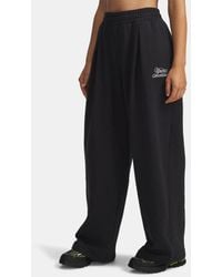 Under Armour - Rival Fleece Script Pants - Lyst