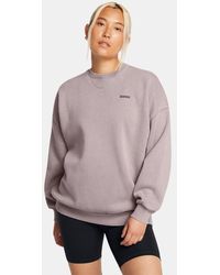 Under Armour - Icon Heavyweight Fleece Oversized Crew Tetra - Lyst