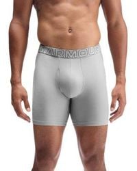 Under Armour - Ua Performance Tech Mesh 6" 3-pack Boxerjock - Lyst