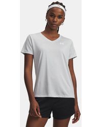 Under Armour - Tech Twist V-Neck Short Sleeve Halo - Lyst