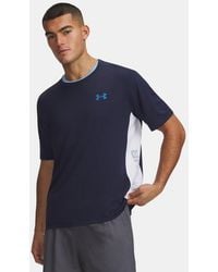 Under Armour - Tech Utility Short Sleeve Midnight Aegean - Lyst