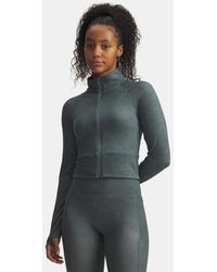 Under Armour - Meridian Mit Wildledereffekt
Oberteil Mit Durchgehendem Zip Für Damen Jasper Jasper - Lyst