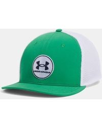 Under Armour - Drive Mid Stretch Fit Cap Team Kelly Midnight - Lyst