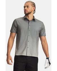 Under Armour - Curry Armourdry Button-Down Shirt Clay Titanium - Lyst