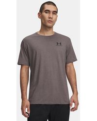 Under Armour - Sportstyle Left Chest Short Sleeve Super Soft T Shirt For Training And Fitness, Fast-drying T Shirt With Graphic - Lyst