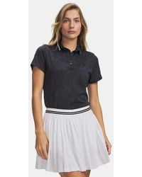 Under Armour - Armourdry Jacq Rd Polo Anthracite Castlerock - Lyst