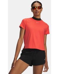 Under Armour - Velociti Pro Short Sleeve Electric Tangerine Reflective - Lyst