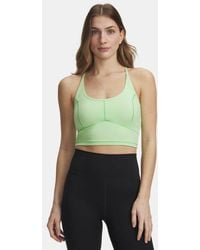 Under Armour - Meridian Support Tank Lumos Lime Lumos Lime - Lyst