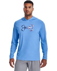 Under Armour Ua Iso-chill Freedom Hook Hoodie - Blue
