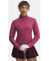 Under Armour - Drive ¼ Zip Fuchsia Dusk Fuchsia Dusk - Lyst