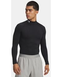 Under Armour - Heatgear Compression Mock Long Sleeve - Lyst