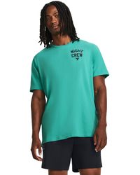 Under Armour - Project Rock Night Crew Short Sleeve - Lyst