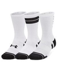 Under Armour - Ua Performance Tech 3-pack Crew Socks - Lyst