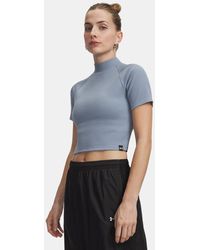 Under Armour - Ua Rival Rib Mock Short Sleeve - Lyst