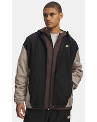Under Armour - Rival Woven Colorblock Jacket Ultimate Timberwolf Taupe Timberwolf Taupe - Lyst