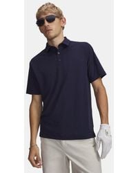 Under Armour - Armourdry Polo Midnight Castlerock - Lyst