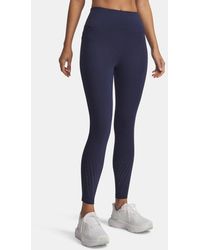 Under Armour - Legging Longueur Cheville Launch Elite Pour Femme Washed Marine Réfléchissant - Lyst