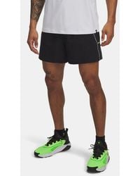 Under Armour - Project Rock Shorts Für Herren Weiß Hyper Grün - Lyst