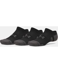 Under Armour - Performance Tech 3-Pack No Show Socks Ultimate Ultimate Jet - Lyst