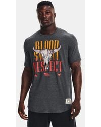 Under Armour Project Rock Outlaw Bsr Short Sleeve - Black