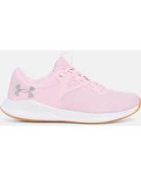 Under Armour - Scarpe Da Allenamento Charged Aurora 2 Da Donna Prime Bianco Metallico Argento - Lyst