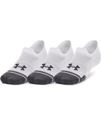 Under Armour - Performance Tech 3-pack Ultra Low Tab Socks - Lyst