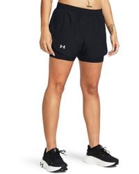 Under Armour - Pantalón corto fly by 2-in-1 - Lyst