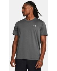 Under Armour - Launch Short Sleeve Castlerock Reflective - Lyst
