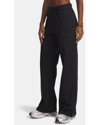 Under Armour - Icon Vida Fleece Lange Broek Voor Zwart Zwart - Lyst