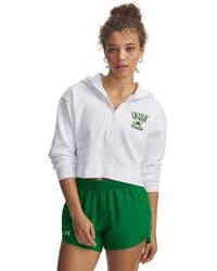 Under Armour - Ua Rival Fleece Collegiate 1⁄2 Zip Hoodie - Lyst