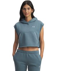 Under Armour - Ua Rival Fleece Piped Sleeveless Hoodie - Lyst