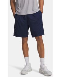 Under Armour - S Tech Graphics Shorts Blue M - Lyst