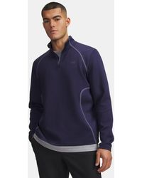 Under Armour - Drive Midlayer ¼ Zip Midnight Downpour - Lyst