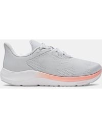 Under Armour - Pursuit 4 Big Logo Running Shoes Halo Posh Distant - Lyst