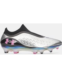 Under Armour - Magnetico Elite 6 Fg Laceless Soccer Cleats Metallic Frenzy - Lyst