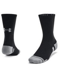 Under Armour - Performance Tech 3-Pack Crew Socks Jet - Lyst