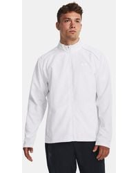 Under Armour - Giacca Launch Da Uomo Acciaio Riflettente - Lyst