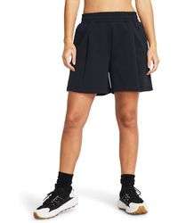 Under Armour - Unstoppable Fleece Pleated Shorts - Lyst