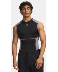 Under Armour - Heatgear Elite Compression Sleeveless Ultimate Titan Reflective - Lyst