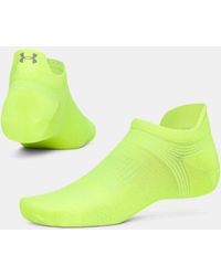 Under Armour - Velociti Lite No Show Socks High Vis High Vis Reflective - Lyst