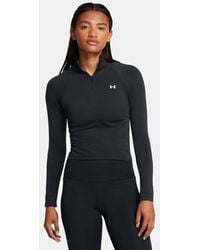 Under Armour - Vanish Seamless ¼ Zip Crop - Lyst