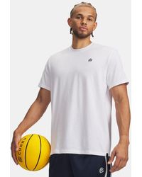 Under Armour - Curry Left Chest Logo T-Shirt - Lyst