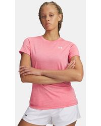 Under Armour - Tech Twist Short Sleeve Bittersweet - Lyst