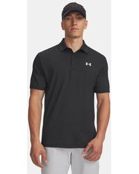Under Armour - Playoff Jacq Rd Polo Anthracite - Lyst