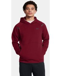 Under Armour - Unstoppable Fleece Hoodie Cardinal - Lyst